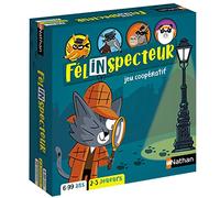 Nathan Félinspecteur - Jeu de société coopératif pour Les Enfants à partir de 6 Ans - 2 à 4 Joueurs Multicolore 31310