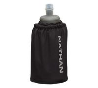 Nathan - Pinnacle 18Oz Soft Flask - Gourde souple Black / Reflective Silver - 18 oz (532 ml)