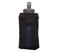 Nathan Grip Gourde Souple sans BPA avec Poche Bleu 18 oz, Noir 510 g, 18oz