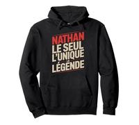 Nathan Homme Humour Idée Cadeau Humoristique Drôle Sweat à Capuche