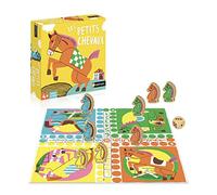 Nathan - Jeu des Petits Chevaux - Jeu de plateau en famille de 2 à 4 joueurs et dès 4 ans