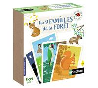 Nathan - Jeu Educatif - Les 9 Familles De La Forêt - pour Enfants A Partir De 5 Ans - Jeu De Cartes - Apprends A Connaître Les Animaux De La Forêt 31701 Rouge