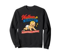 Nathan Jr Diapers Parodie de Couches rétro pour bébé Sweatshirt