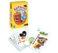 Nathan Jeu de cartes La Bataille des Animaux 56 cartes Pack de 3855