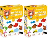 Nathan - La Petite École - Couleurs et Formes - Jeux Éducatifs - 2-4 Ans (Lot de 2)