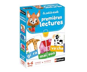 Nathan - La Petite Ecole - Premières Lectures - Composer des Mots - Apprendre À Lire - Jeu Educatif - Pour Enfants dès 4 ans