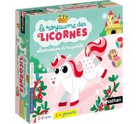 Nathan - Le Royaume des Licornes - Jeux de société Famille et Enfants - Sois Le Plus Rapide à retrouver la Licorne - De 3 à 6 Ans - 2 à 4 Joueurs