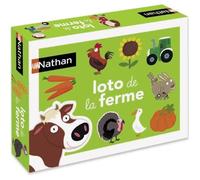 Nathan Jeu éducatif Loto de la Ferme 31040 – pour enfants dès 3 ans