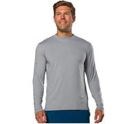 Nathan Men's Dash Long-Sleeve Performance Running Top Monument Grey Small Male