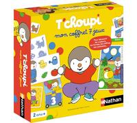 Nathan – Jeu éducatif – T'Choupi Mon coffret 7 jeux – Dès 2 ans