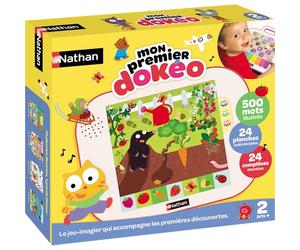 Nathan Mon Premier Dokeo, Jeu éducatif, 3 Niveaux de Difficultés, Dès 2 Ans | Encyclopédie Parlante - Fait tes Premières Découvertes avec Dokeo - 3 Modes : Imagier, Découvertes, Comptines