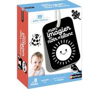 Nathan - Mon Premier Imagier Noir & Blanc - Jeu Educatif - 8 Mois +