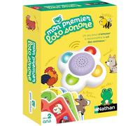 Nathan - Mon premier loto sonore - loto interactif pour les petits - Jeu Educatif et Electronique - apprendre à reconnaître les animaux et leurs sons - A jouer seul ou en famille - A partir de 2 ans