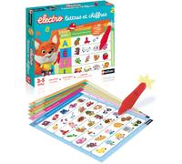 Nathan Jeu éducatif électronique Electro Lettres et Chiffres - Stylo sonore lumineux - 3-5 ans