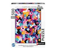 Nathan - Puzzle 500 pièces - Amour tropicosmique II - Guillaume & Laurie - Adultes et enfants dès 12 ans - Puzzle de qualité supérieure - Collection Carte blanche - 12000963