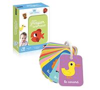 Nathan - Petit Nathan - Mon Imagier des Animaux - Jeu Éducatif - 12 Mois | Jouet Bébé Fille Garçon - Imagier Animaux Sauvages et de la Ferme - Développe Langage, Motricité Fine - Cadeau Bébé 1 An