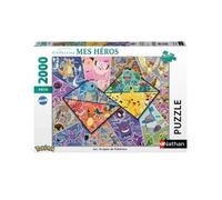 Nathan-POKEMON-Puzzle 2000 pieces - Les 16 types de Pokémon-4005556873142-A partir de 14 ans