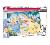 Nathan puzzle 100 p - Le jardin des princesses Disney