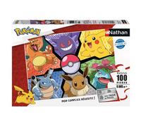 Nathan puzzle 100 p - Pikachu, Evoli et compagnie / Pokémon