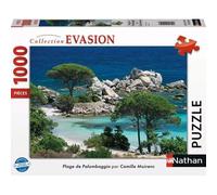 Nathan puzzle 1000 p - Plage de Palombaggia, Corse du Sud