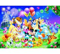 Puzzle 1000 Pièces Nathan La Famille Disney Multicolore