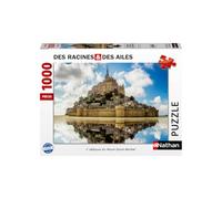 Ravensburger Puzzle 1000 pièces - L'abbaye du Mont Saint-Michel / Des racines et des ailes Jeu de puzzle 1000 pièce(s) Bâtiments