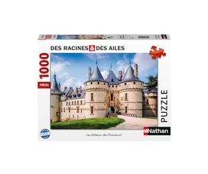 Nathan - Puzzle 1000 pièces - Le château de Chaumont - Adultes et Enfants dès 12 Ans - Puzzle de qualité supérieure - Encastrement Parfait - Collection des Racines et des Ailes - 12000900
