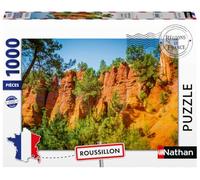 Nathan - Puzzle 1000 pièces - Le Sentier des Ocres de Roussillon | Adulte et enfant dès 14 ans - Puzzle de qualité supérieur - Pièces uniques et assemblage parfait - Détente et relaxation