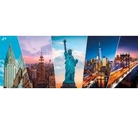 Nathan - Puzzle 1000 pièces - Les monuments de New York - Adultes et enfants dès 14 ans - Puzzle de qualité supérieure - Encastrement parfait - Collection Urbain - 12000892