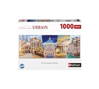 Nathan - Puzzle 1000 pièces - Les monuments de Rome - Adultes et enfants dès 14 ans - Puzzle de qualité supérieure - Encastrement parfait - Collection Urbain - 12000891