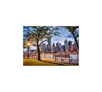 Nathan - Puzzle 1000 pièces - Manhattan au crépuscule - Adultes et Enfants dès 14 Ans - Puzzle de qualité supérieure - Encastrement Parfait - Collection Évasion - 12001530