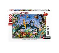 Nathan - Puzzle Adulte - Puzzle N 1000 p - Mon jardin le soir - Alain Thomas - Adultes et enfants dès 14 ans - Puzzle de qualité supérieure - Tendance - 87633