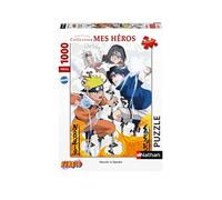 Nathan Puzzle 1000 pièces Naruto vs. Sasuke – Dès 14 ans, qualité supérieure, encastrement parfait