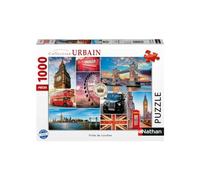 Nathan - Puzzle 1000 pièces - Visite de Londres - Adultes et Enfants dès 14 Ans - Puzzle de qualité supérieure - Encastrement Parfait - Collection Urbain - 12000921