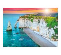 Nathan - Puzzle 1000 pièces - Les falaises d'Etretat - Adultes et enfants dès 14 ans - Puzzle de qualité supérieure - Encastrement parfait - Collection Évasion - 12000920