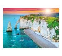 Nathan-Puzzle 1000p-Les falaises d'Etretat-Adultes et enfants des 14 ans-Puzzle de qualité supérieure-Encastrement parfait-12000920