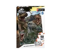 Nathan - Puzzle enfants - Les dinosaures de Jurassic World - 150 pièces - Carton épais - Dès 7 ans