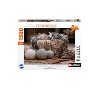 Nathan - Puzzle 1500 pièces - Boules de Poils et pelotes de Laine - Adultes et Enfants dès 14 Ans - Puzzle de qualité supérieure - Collection Tendresse - 12000939
