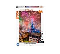 Puzzle Nathan Feu d'artifice du 14 juillet à Paris 1500 pièces