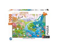 Nathan - Puzzle 1500 pièces - Jardin enchanté - Peggy Nille - Adultes et enfants dès 14 ans - Puzzle de qualité supérieure - Collection Artiste - 87811