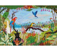 Nathan-Puzzle 1500 pieces-Jungle animée/Alain Thomas-Adultes et enfants des 14 ans-Puzzle de qualité supérieure-12000942