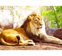 Nathan - Puzzle 1500 pièces - Le Roi de la Savane | Adulte et enfant dès 14 ans - Puzzle de qualité supérieur - Pièces uniques et assemblage parfait - Détente et relaxation
