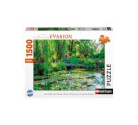 Nathan - Puzzle 1500 pièces - Les jardins de Claude Monet, Giverny - Adultes et enfants dès 14 ans - Puzzle de qualité supérieure - Collection Évasion - 12000943