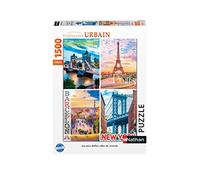 Nathan - Puzzle 1500 pièces - Les plus belles villes du monde - Adultes et enfants dès 14 ans - Puzzle de qualité supérieure - Collection Urbain - 87295