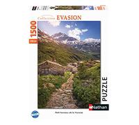 Nathan - Puzzle 1500 pièces - Petit hameau de la Vanoise - Adultes et enfants dès 14 ans - Puzzle de qualité supérieure - Encastrement parfait - Collection Évasion - 87285