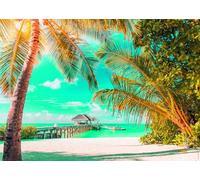 Nathan - Puzzle 1500 pièces - Plage paradisiaque - Adultes et enfants dès 14 ans - Puzzle de qualité supérieure - Encastrement parfait - Collection Évasion - 12000940