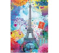 Nathan-Puzzle 1500 pièces-Tour Eiffel multicolore/Lars Stewart-Adultes et enfants dès 14 ans-Puzzle de qualité supérieure-12000950