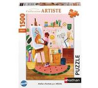 Nathan - Puzzle 1500P - Atelier d artistes Rose G