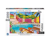 Nathan Puzzle Journée de rêve à Vernazza Nolwenn Denis Collection Carte Blanche 2000 pièces