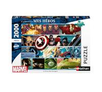 Nathan - Puzzle 2000 pièces - La Force des Avengers - Adultes et Enfants dès 14 Ans - Puzzle de qualité supérieure - Encastrement Parfait - Collection Mes héros - 12001547